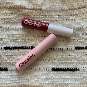Glossier Cranberry Ultralip and Gloss